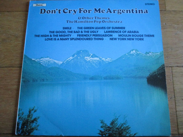 Hamilton 'Pops' Conc - Don't Cry For Me Argentina - Used Vinyl Recor