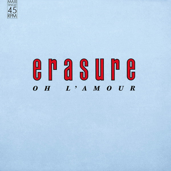 Erasure - Oh L'Amour - Used Vinyl Record 12"