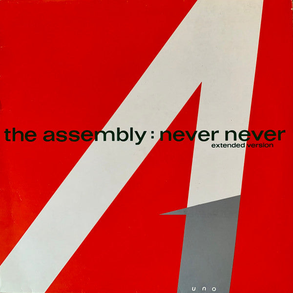 Assembly - Never Never (Extended Version) - Used Vinyl Record 12"