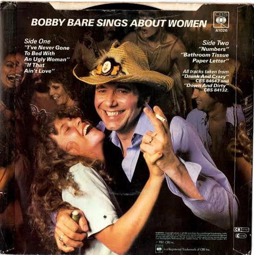 Bobby Bare - Sings About Women - Used Vinyl Record 7"