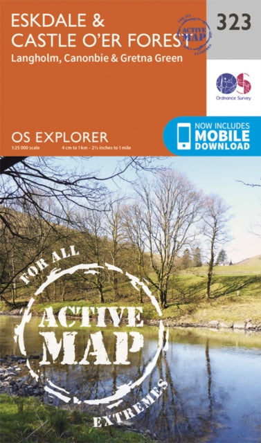 Ordnance Survey - Eskdale and Castle O'er Forest : 323 - Sheet map
