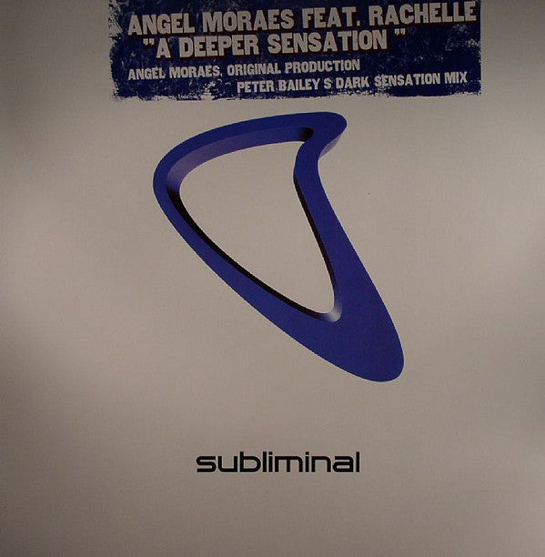 Angel Moraes - A Deeper Sensation - New Vinyl Record 12"
