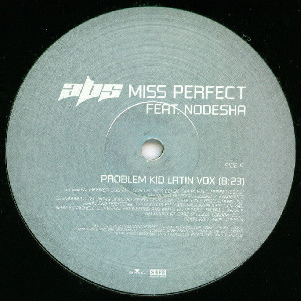 Abs - Miss Perfect - Used Vinyl Record 12"