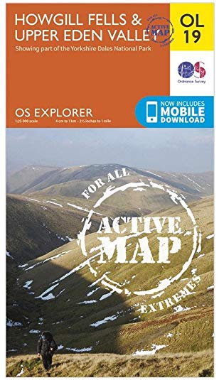 Ordnance Survey - Howgill Fells : OL19 - New Sheet map