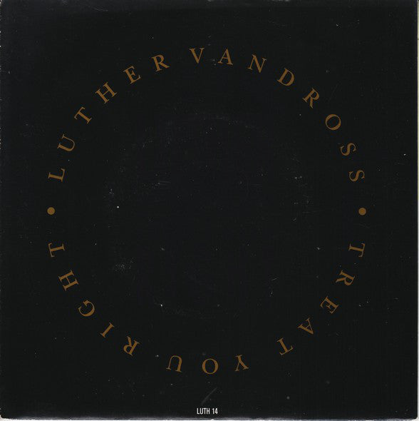 Luther Vandross - Treat You Right - Used Vinyl Record 7"