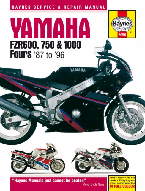 Haynes Publishing - Yamaha FZR 600, 750, 1000 Fours (87 - 96) - Paperb