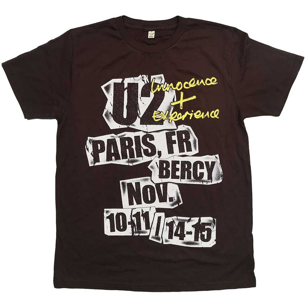U2 - tshirt - Unisex - Short Sleeves - X-Large