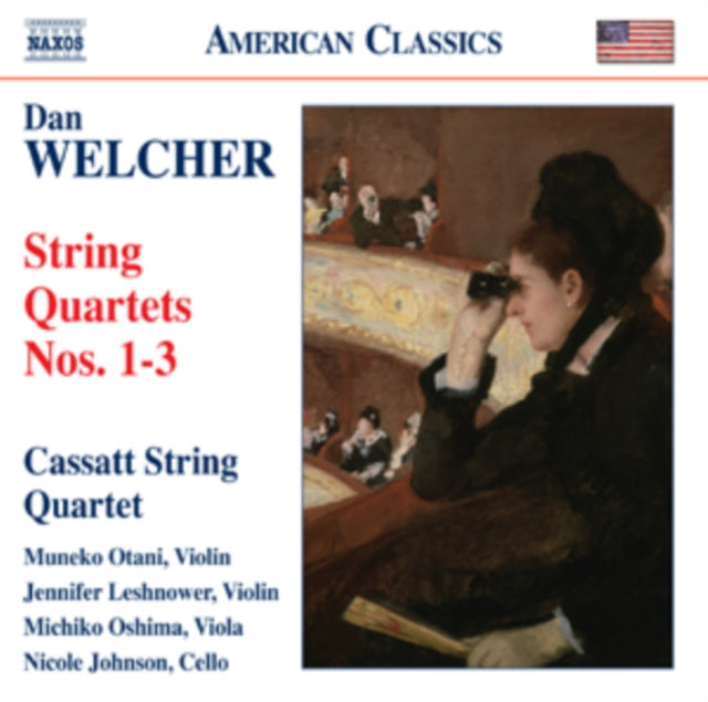 CASSATT QUARTET - WELCHER:STRING QUARTETS 1-3 - CD