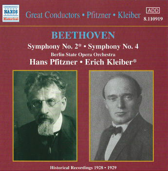 Ludwig van Beethoven - Symphony No. 2 / Symphony No. 4 (Historical Re