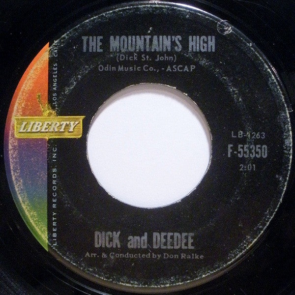 Dick And Dee Dee - Mountain's High / I Want Someone - Used Vinyl Reco