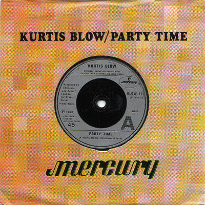 Kurtis Blow - Party Time - Used Vinyl Record 7"