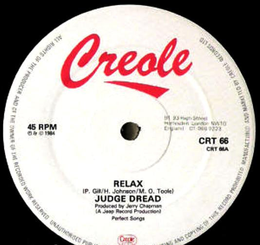 Judge Dread - Relax - Used Vinyl Record 12"