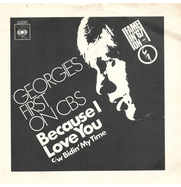 Georgie Fame - Because I Love You - Used Vinyl Record 7"