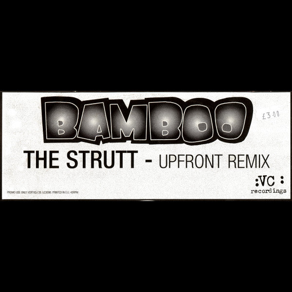 Bamboo - Strutt (Upfront Remix) - Used Vinyl Record 12"