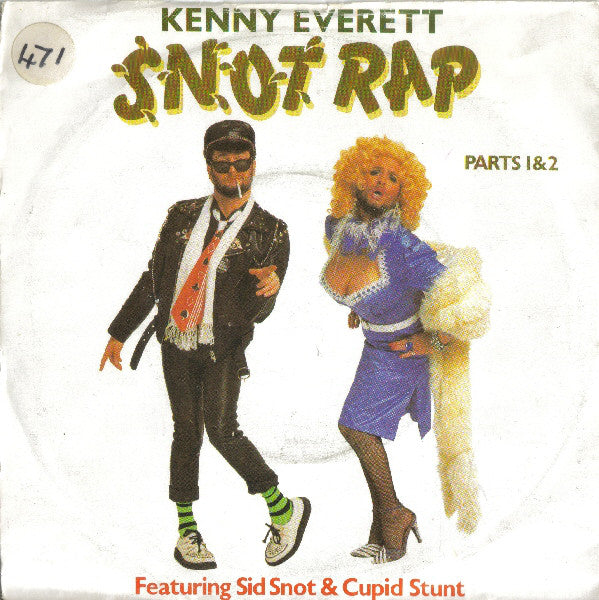 Kenny Everett - Snot Rap - Used Vinyl Record 7"