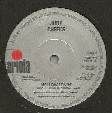 Judy Cheeks - Mellow Lovin' - Used Vinyl Record 7"