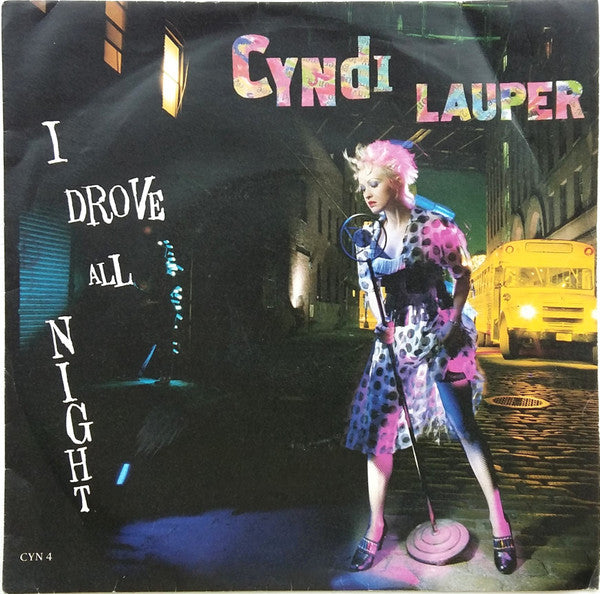 Cyndi Lauper - I Drove All Night - Used Vinyl Record 7"