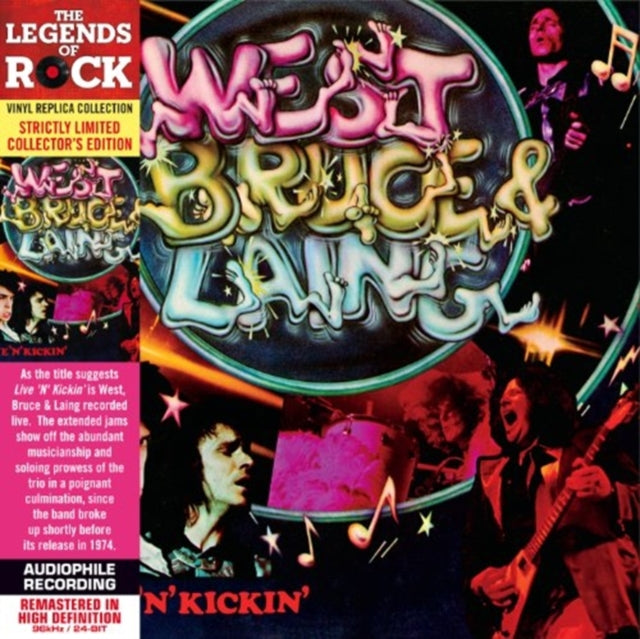 WEST BRUCE & LAING - LIVE 'N' KICKIN - CD
