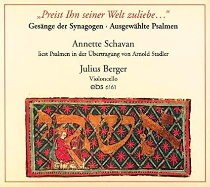 SCHAVAN A./BERGER - PREIST IHN SEINER WELT ZULIEBE - CD
