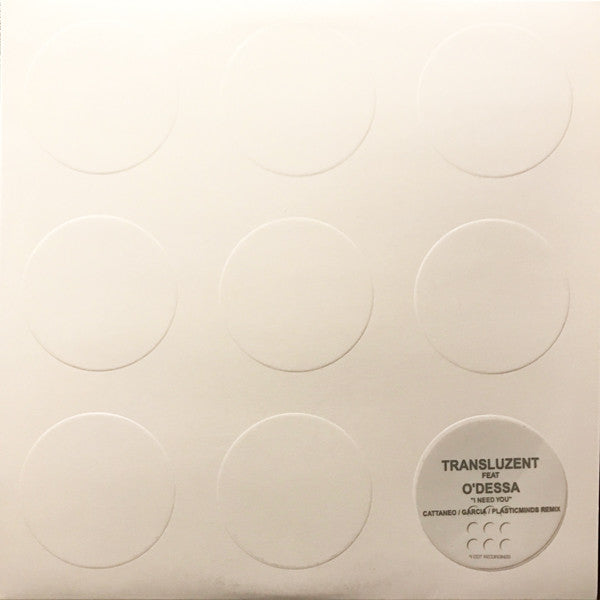 Transluzent - I Need You - Used Vinyl Record 12"