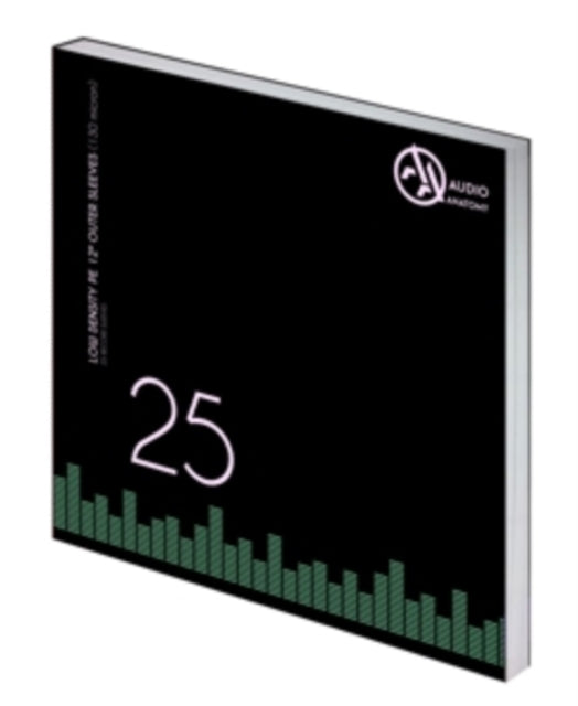 AUDIO ANATOMY - 25 X 12Inch PE Outer Sleeves (130 Micron) - Vinyl Reco