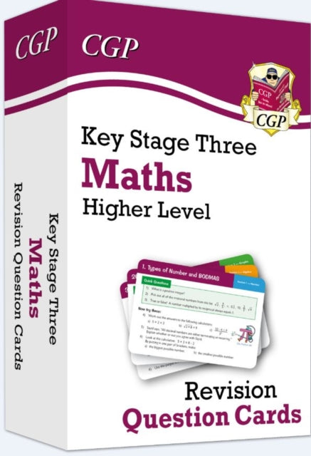 CGP Books - New KS3 Maths Revision Question Cards - Higher - Mixed med