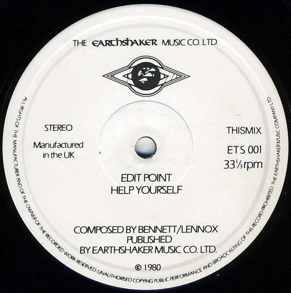 Edit Point - Help Yourself - Used Vinyl Record 12"