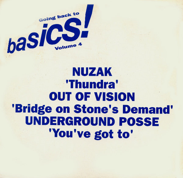 Various - Going Back To Basics Volume 4 - Used Vinyl Record 12"