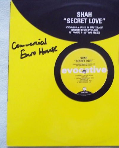Shah - Secret Love - Used Vinyl Record 12"