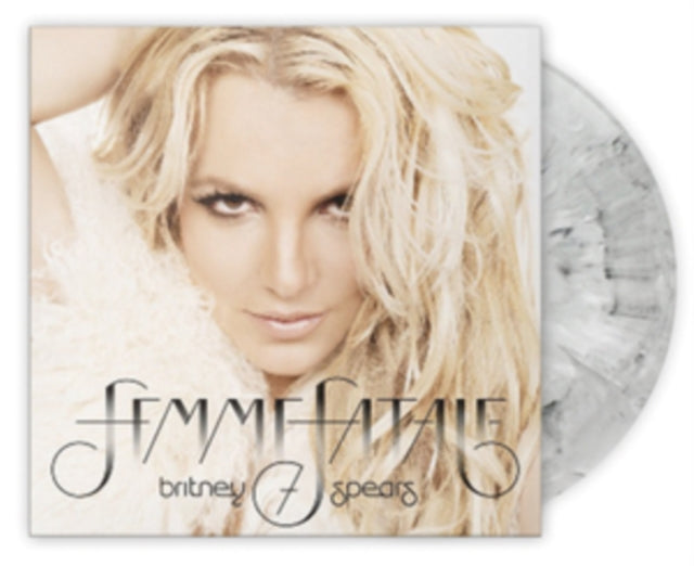 Britney Spears - Femme Fatale Light Grey Marble LP (PREORDER FOR RELEA