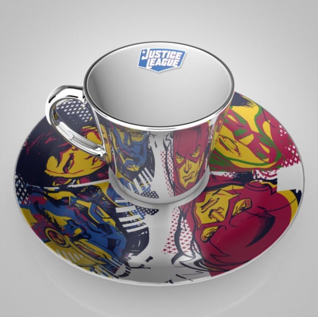 DC COMICS - Justice League Mirror Mug And Plate - Mug