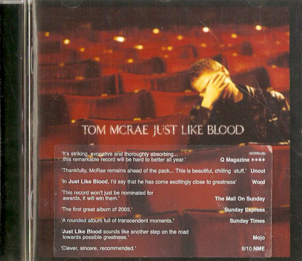 Tom McRae - Just Like Blood - Used CD
