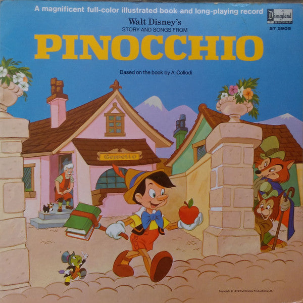 Carlo Collodi - Walt Disney's Story And Songs From Pinocchio - Used V