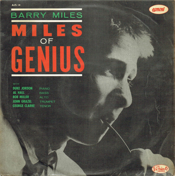 Barry Miles - Miles Of Genius - Used Vinyl Record