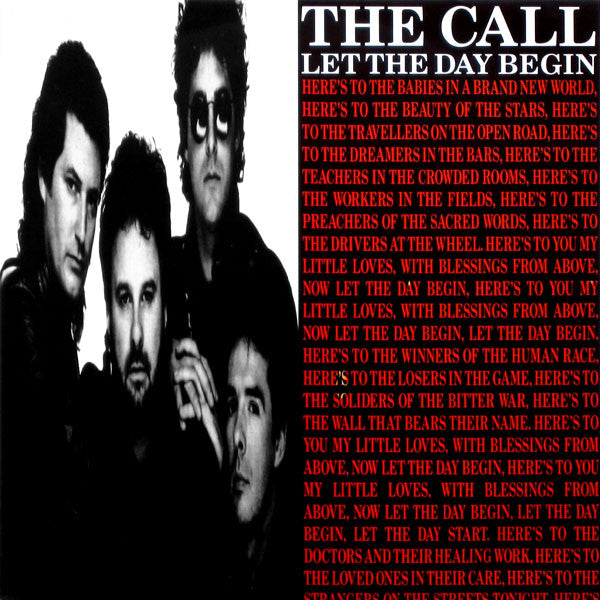 Call - Let The Day Begin - Used Vinyl Record 12"