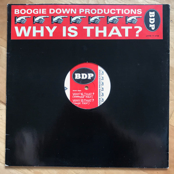 Boogie Down Producti - Why Is That? - Used Vinyl Record 12"