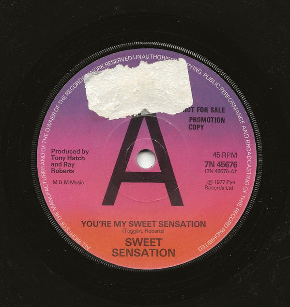 Sweet Sensation - You're My / Sweet Regrets - Used Vinyl Re