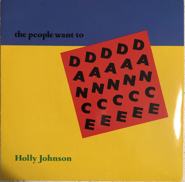 Holly Johnson - People Want To Dance - Used Vinyl Record 7"