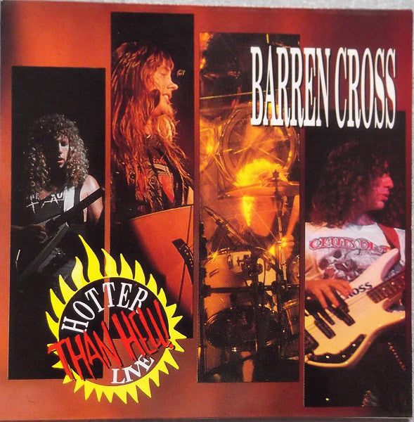 Barren Cross - Hotter Than Hell! Live - Used Vinyl Record