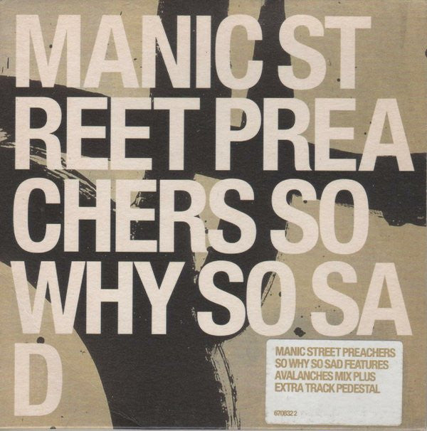 Manic Street Preache - So Why So Sad - Used CD