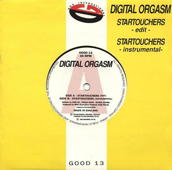 Digital Orgasm - Startouchers - Used Vinyl Record 7"