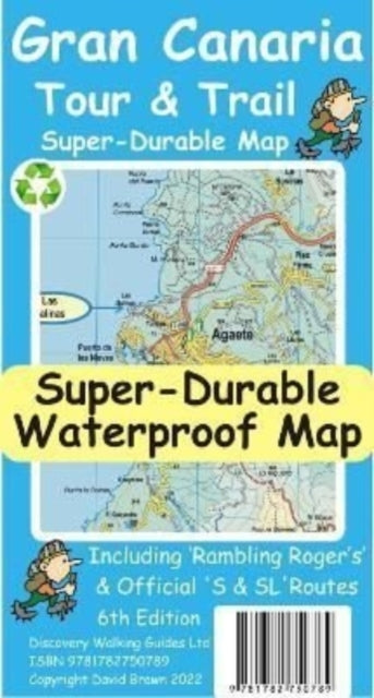 David Brawn - Gran Canaria Tour and Trail Map - Sheet map