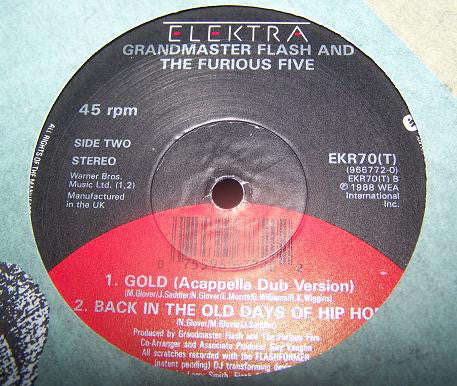 Grandmaster Flash & - Gold - Used Vinyl Record 12"