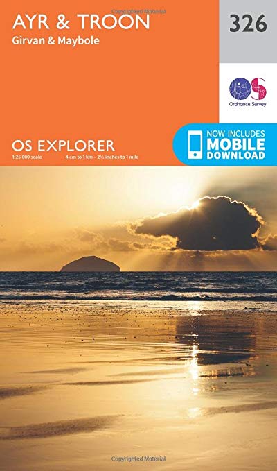 Ordnance Survey - Ayr and Troon : 326 - New Sheet map