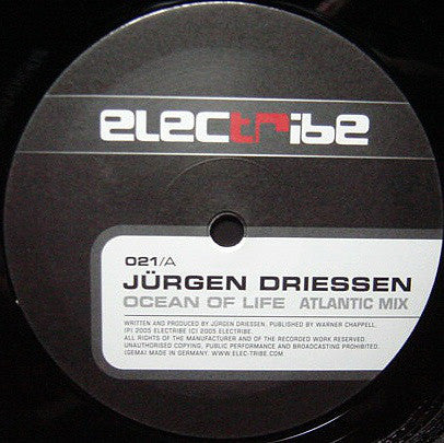 Jurgen Driessen - Ocean Of Life - Used Vinyl Record 12"