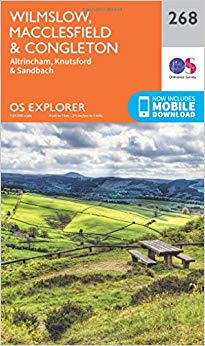 Ordnance Survey - Wilmslow, Macclesfield and Congleton : 268 - New She