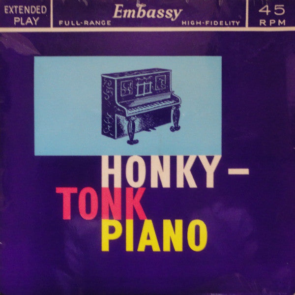 Bobby Brent - Honky-Tonk Piano - Used Vinyl Record 7"