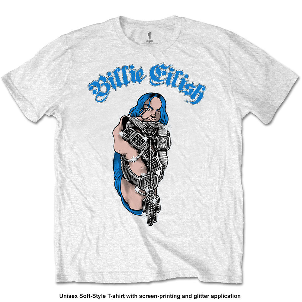 Billie Eilish - tshirt - Unisex - Short Sleeves - Medium