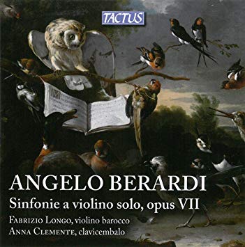 Angelo Berardi - : Sinfonie a Violino Solo Opus VII - CD