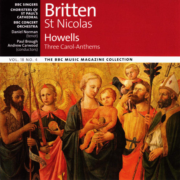 BBC Singers - Britten St. Nicolas/Howells Three Carol Anthems - Used
